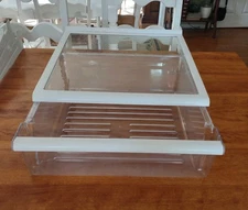 Whirlpool Refrigerator Crisper Drawer And Shelf 2206347 Genuine