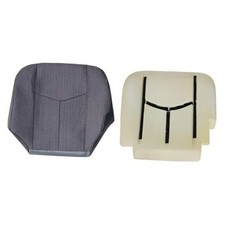 Front Driver Side Bottom Replacement Seat Cover Cloth Dark Gray and Bottom