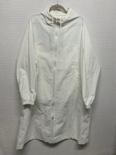 NEW Yeezy Raincoat Jacket Size 3XL White Long Hooded Gosha Kanye Tribune Herald