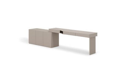 WOOW SET-WOS4P Arbeitszimmer Set   Schreibtisch links + Kommode Jugendzimmer