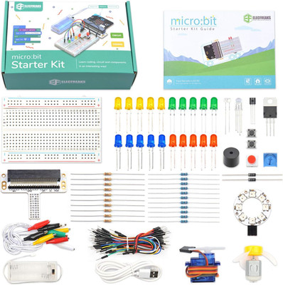 ELECFREAKS Microbit Starter Kit 24 Accessories Micro:Bit Basic Coding Electronic