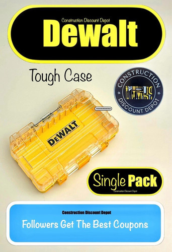 DEWALT TOUGH CASE SM BIT SPITZE AUFBEWAHRUNG ORGANIZER STAPELBAR INEINANDERGREIFEND LEER NEU - Bild 1 von 3