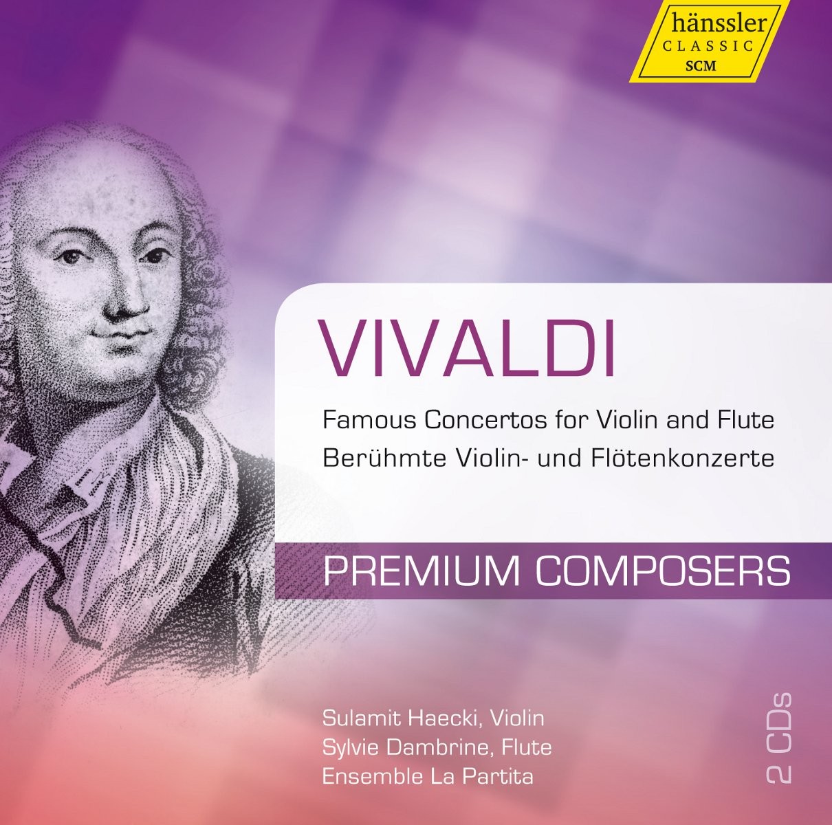94606 Haecki Dambrine Ensemble La Vivaldi: Famous Concertos For Violin & Flute