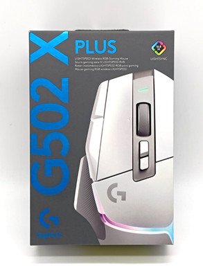 Logitech G502 X PLUS LIGHTSPEED Gaming Maus - Weiß (910-006172)