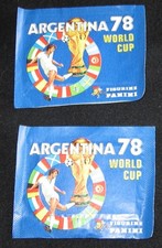 Lot Of 2 Soccer Card Wax Wrappers. ARGENTINA 78 WORLD CUP -FIGURINE PANINI