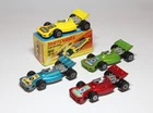 Matchbox Lesney Superfast MB 24 Team Matchbox x4 Lot inc VERY RARE YELLOW