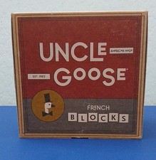 Uncle Goose French Alphabet Blocks Wooden Toy  New  Factory Sealed