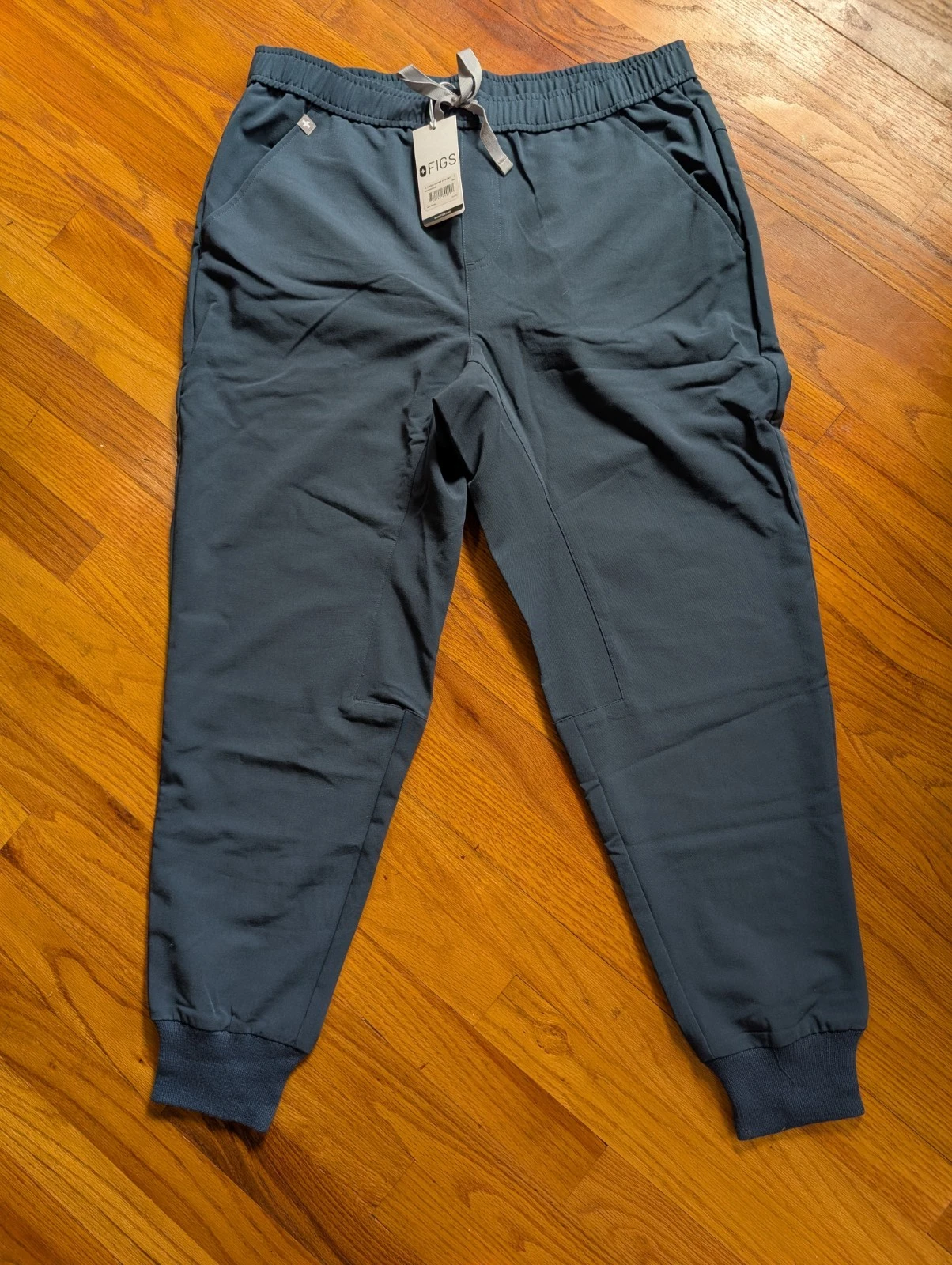 Figs Technical Collection Scrub Pants Dark Harbor Blue Tansen Joggers XL NWT