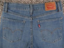 Levis 724 Jeans Womens 29 Blue High Rise Straight Stretch Denim 29x30