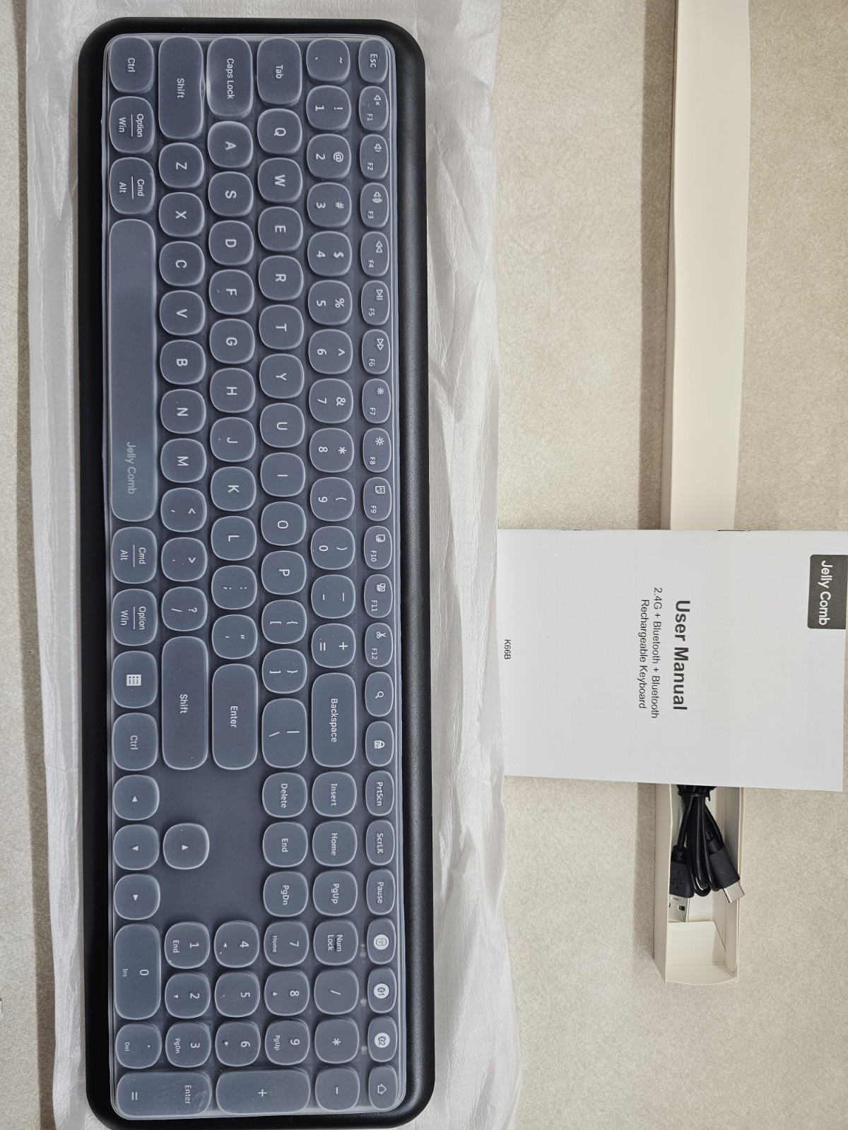 Jelly Comb K015G Multi-Device Keyboard for Mac
