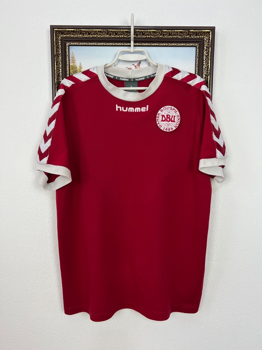 Denmark Home football shirt 2002 Soccer Hummel National Team