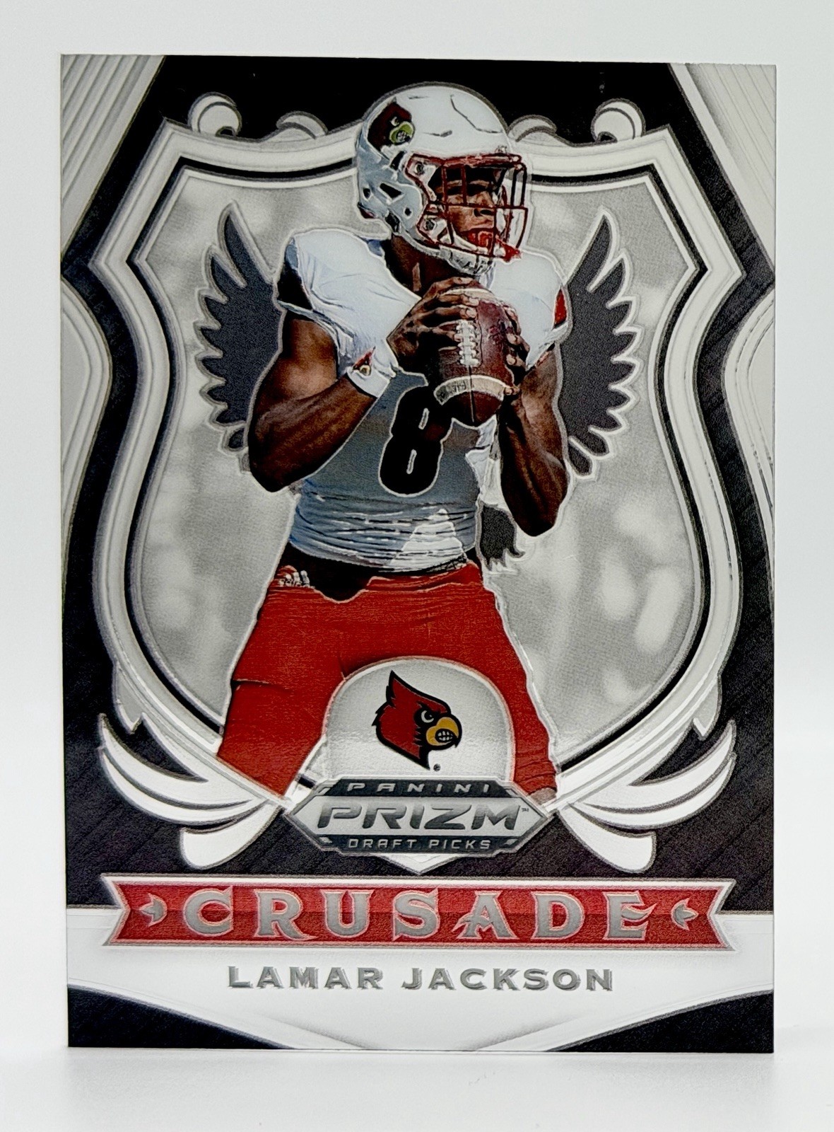 2020 Panini Prizm Draft Picks #70 Lamar Jackson Louisville Cardinals
