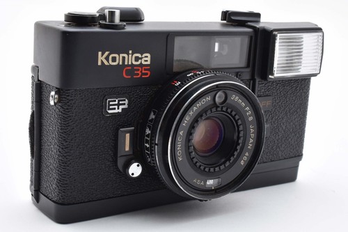 **Exc++++** Konica C35 EF Point & Shoot Film Camera 38mm F/2.8 Japan 2580086 - Picture 3 of 12