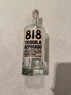 818 Tequila by Kendall Jenner / 0,7 Liter-Flasche / leere Falsche für Deko, Bar