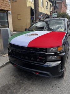 Couverture de capote de voiture Drapeau de Mexico Hood Cover Durable Universal Fit Car.