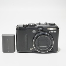Canon PowerShot G9 Compact Digital Camera Black Tested Working