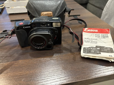 #ad Very Clean Canon Sure Shot Tele 40 70mm Point amp; Shoot 35mm Film Camera Vintage $75.00