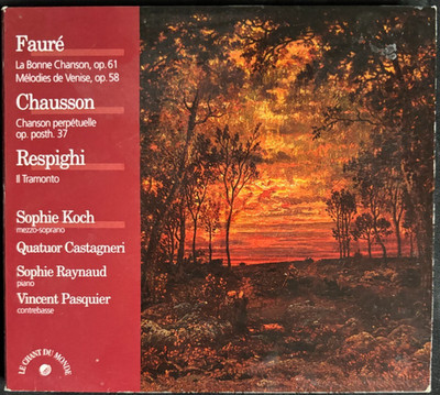 Sophie Koch ~ Fauré - Mélodies de Venise Op58/1  (CD) Released 2000 in France