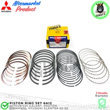 78.4mm Std Piston Ring Set MD302644 Fits Mitsubishi 6A12 Galant Diamante 92-09