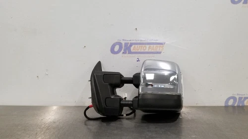 17 NISSAN TITAN XD SL SIDE VIEW DOOR MIRROR LEFT DRIVER CHROME WITH MEMORY