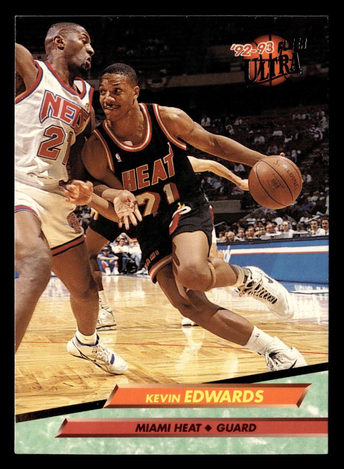 Kevin Edwards 1992-93 Ultra #99 Miami Heat NBA BASKETBALL *102