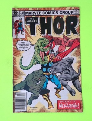 Thor #321 Vol. 1 1982 Marvel Comics 1st App Newsstand Mid Grade SD15-63