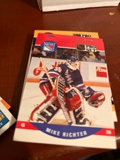 Mike Richter 1990-91 Pro Set # 627 RC ROOKIE New York Rangers Goalie Hockey