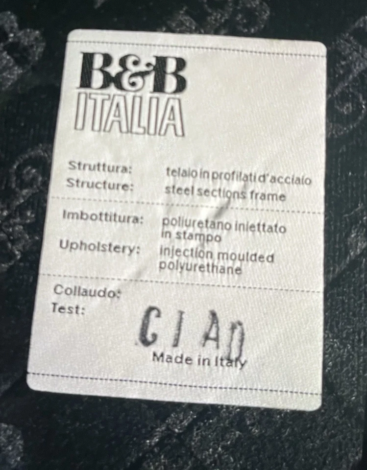 B&B Italia Charles sofa and 2 arm chairs in Grey excellent condition RRP £10000+ - Image 4 of 4