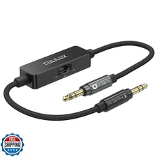 Cubilux 3.5mm TRS Line to Microphone Attenuator Cable, 3-Level (-10dB/-20dB/-