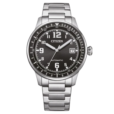 Citizen Urban Military Silber Herren Armbanduhr NJ0190-51E - Bild 1 von 4