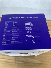 NZXT Kraken Plus 280 RGB 280mm AIO Liquid CPU Cooler LCD Display Opened Untested 4