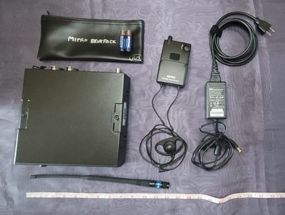MIPRO MI-808T Wireless In-Ear Monitor System MI-808R Receiver 6B w/ Accessories