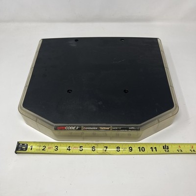 Code 3 Defender - Outboard Black Clear End Dome - P/N: T51161
