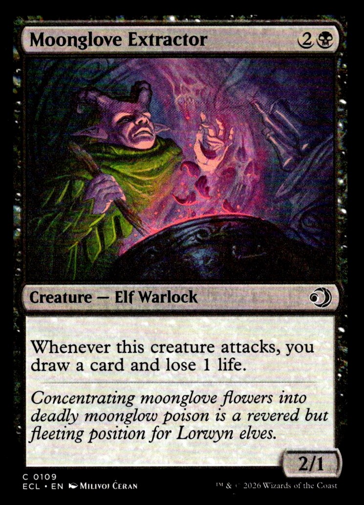 Lorwyn Eclipsed #109 Moonglove Extractor