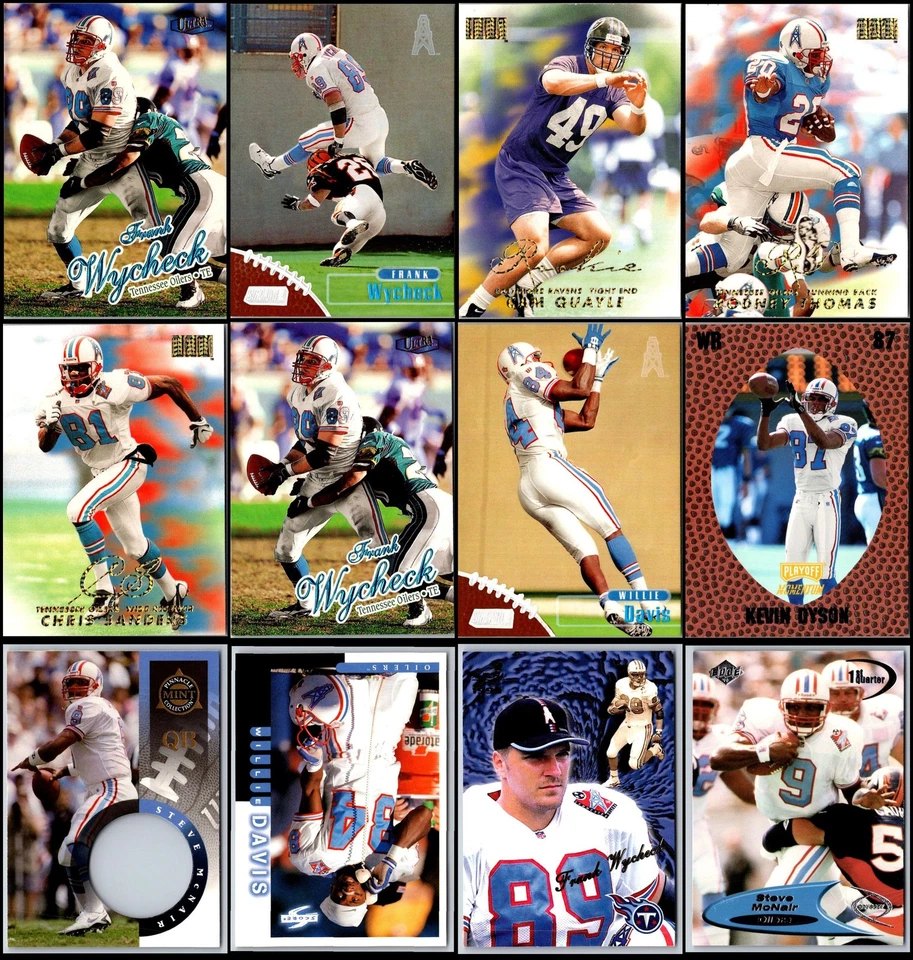1998 Tennessee Oilers (125) Card Lot - EXCLUSIVE – BE AMONG THE FIRST TO OWN IT! - Image 4 of 4