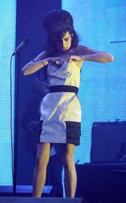 Amy Winehouse performs Music Of Black Origin Awards O2 Arena Green- Old Photo 24