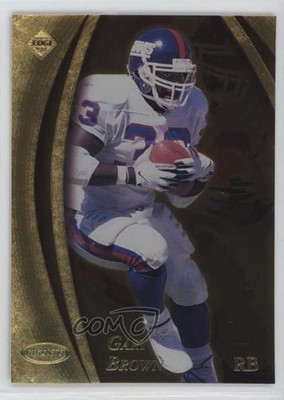 1998 Collector's Edge Masters Redemption Gold 100 69/100 Gary Brown #110 8d2