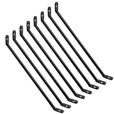 8 PCS Right Angle Corner Braces 150mm x 6mm Joint Support Brackets Screws