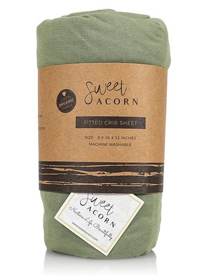 Fitted Crib Sheets - Organic Cotton Jersey Knit Crib Beddings - Fits Standard...