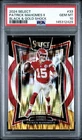 2024 PANINI SELECT #33 PATRICK MAHOMES II BLACK & GOLD SHOCK PSA 10 POP 2 HOF