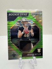 2024 Panini Prizm - Premier Jerseys Spencer Rattler #PJ-SRR Neon Green Pulsar...