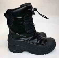 Columbia Youth Size 6 Bugaboot Celsius Waterproof Boots Unisex Black
