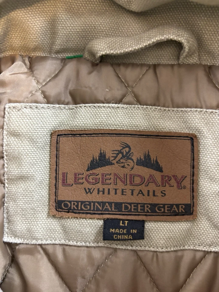 Legendary Whitetails Hunting Coat LT~Heavy Duty Insulated ~ Moose Brown W/Camo - Image 3 of 4