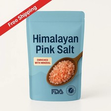 Himalayan Pink Kosher Salt Coarse Grain 5 lbs, Edible Cooking Crystal AFORDABLE