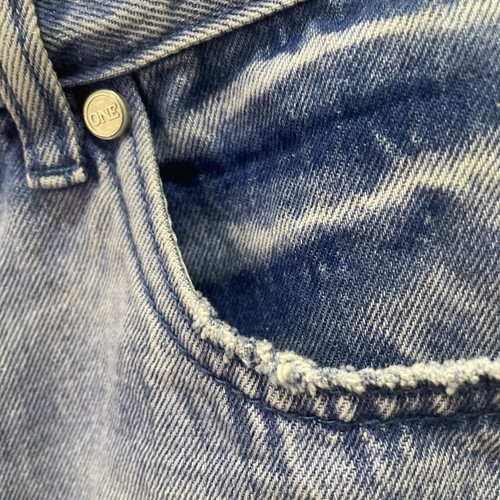 One X One Teaspoon Free People Shorts Womens 24 Cut Off Jean Button Fly Denim - Picture 8 of 12