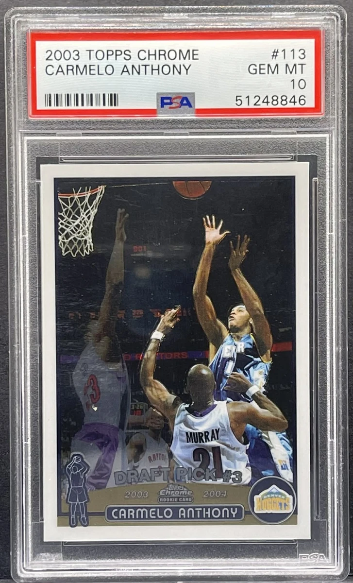 Topps Carmelo Anthony Basketball Rookie Sports Trading Cards