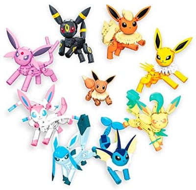 Megaconstrux Pokemon Eevee Evolution Sammlung Block 470 Teile GFV85 F/S Wtrack