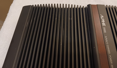 Old School Alpine 3566 Sound Quality 6 Channel Amp Made in Japan