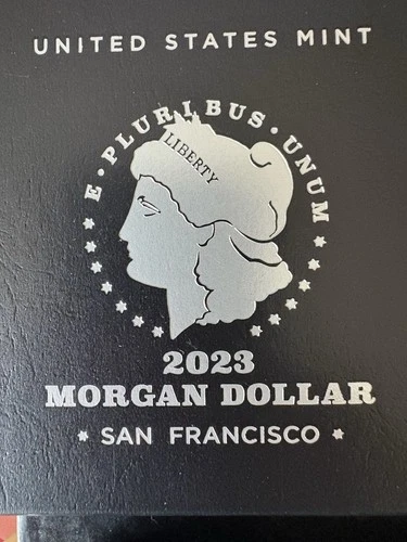 2023 S Morgan Silver Dollar Proof with Certificate of Authenticity