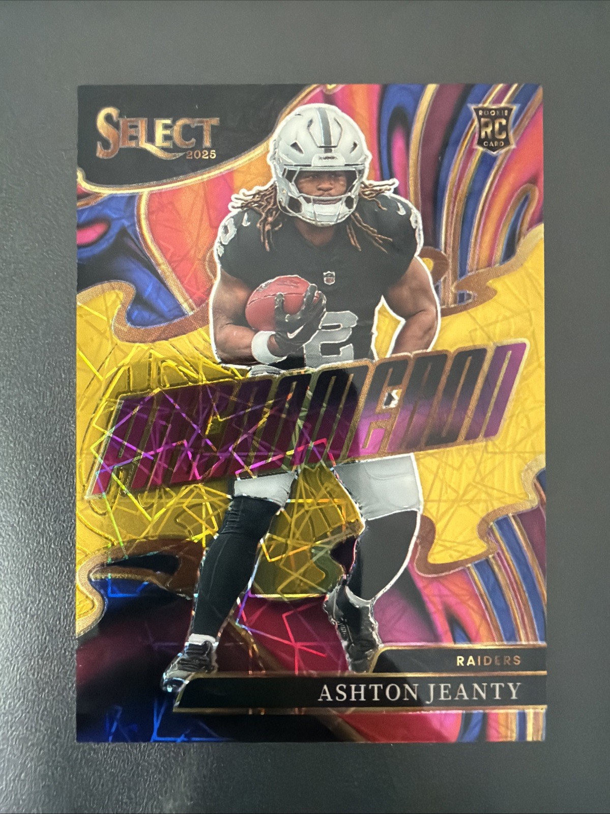 2025 Select Ashton Jeanty Phenomenon Gold Prizm #/10